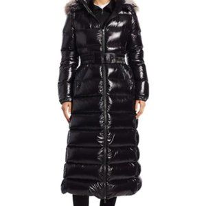 moncler moka lacquer hooded jacket